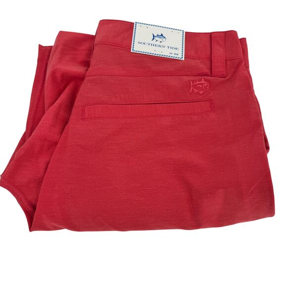 Southern Tide Shorts Mens 28 (29x9 ACTUAL) Pink Coastal UPF+ Quick Dry NEW - Picture 1 of 8